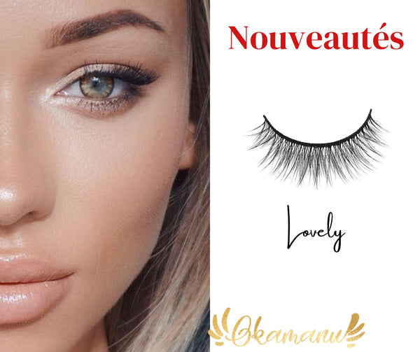 LOVELY - Paire individuelle faux cils - Okamanu