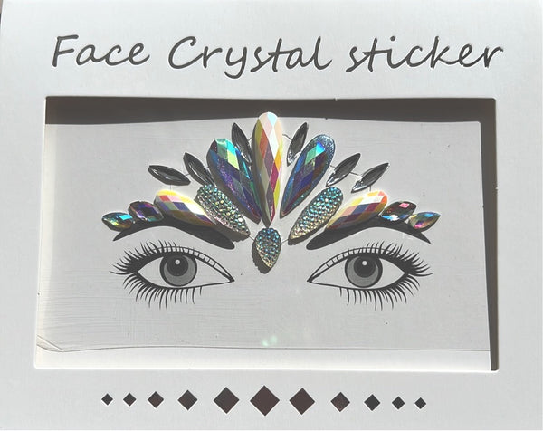 Face Crystal Stickers #01