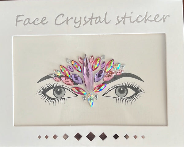 Face Crystal Stickers #04
